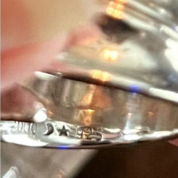 Kieselstein Cord Ring with Diamond Eyes - Picture 6 of 6